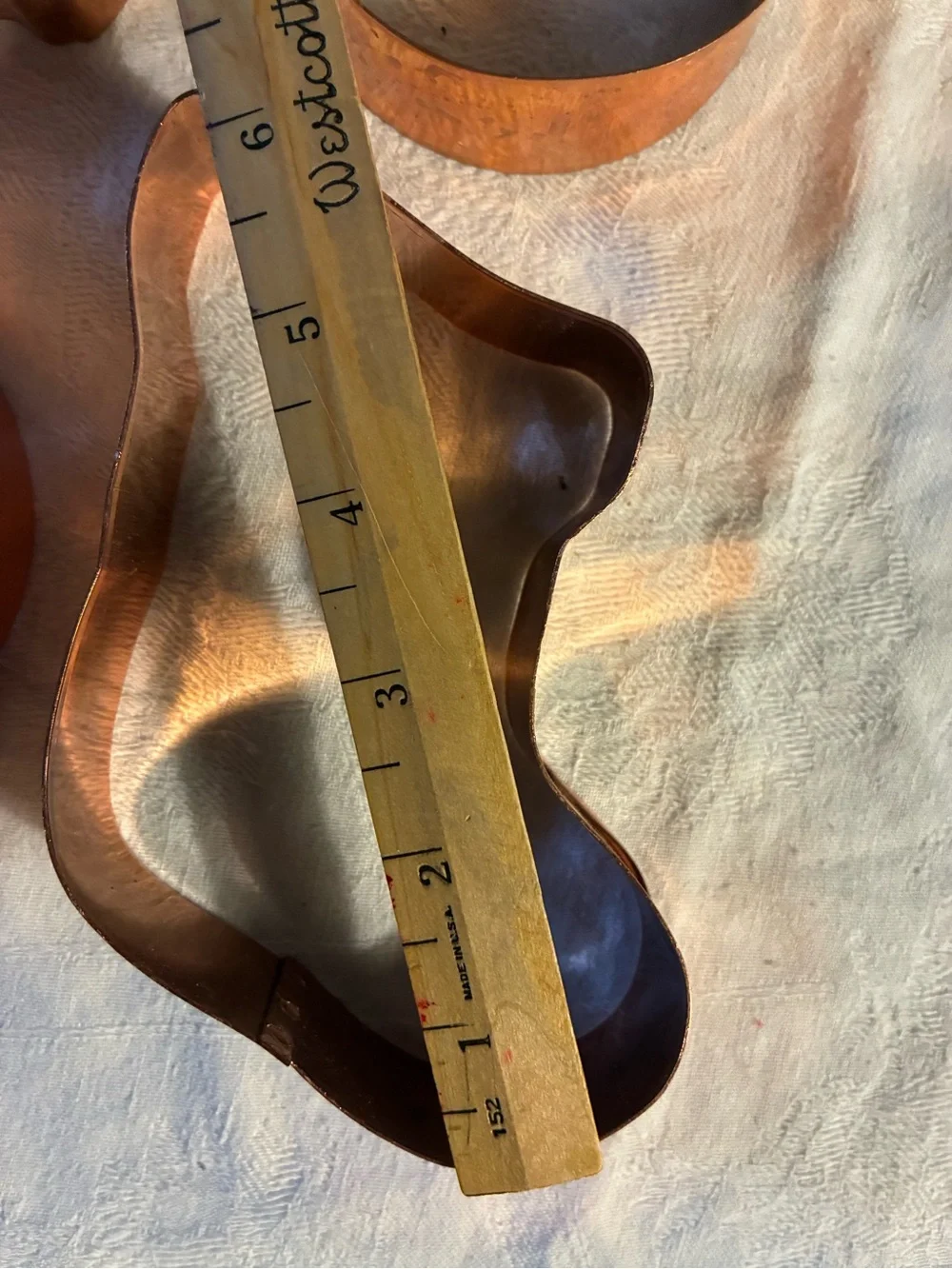 Copper Cookie Cutter Set - 5 Pieces of BIG Cookie Cutters or Play-dough Cutters